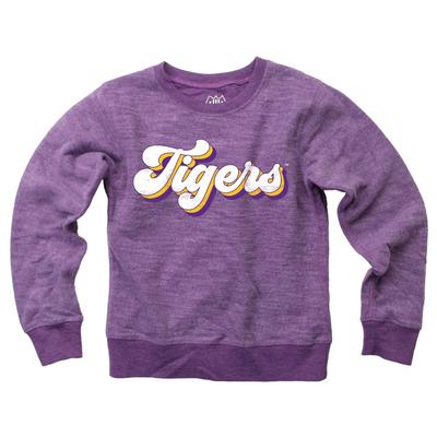 LSU Toddler Reverse Fleece Long Sleeve Pullover