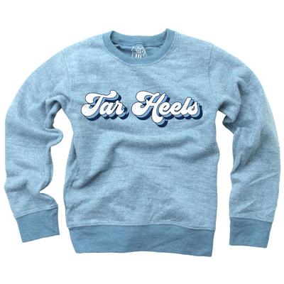 UNC YOUTH Reverse Fleece Long Sleeve Pullover