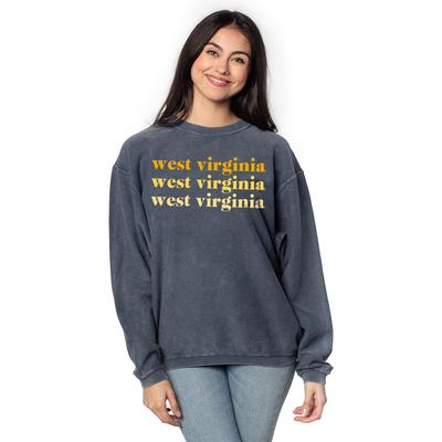 West Virginia Chicka-D Corded Sweatshirt