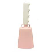  Medium Pink With White Handle Cowbell