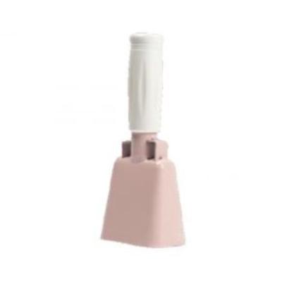 Small Pink with White Handle Cowbell