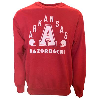 Arkansas B Unlimited Razorbacks Football Crew Sweatshirt