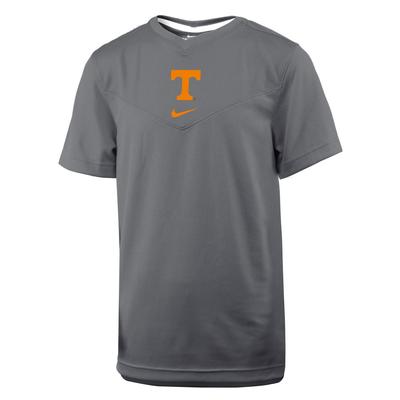 Tennessee Nike YOUTH UV Coaches Dri-Fit Short Sleeve Tee