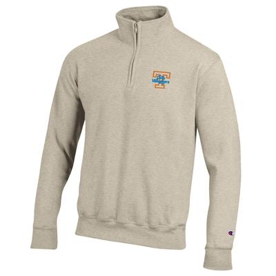 Tennessee Champion Lady Vols Oatmeal 1/4 Zip Pullover