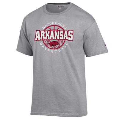 Arkansas Champion Men's Wordmark Basketball Net Tee