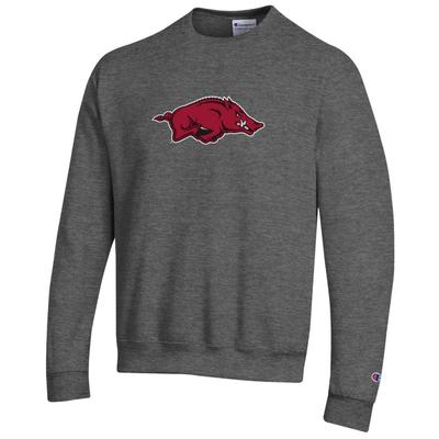 Arkansas Champion Giant Logo Crew Sweatshirt