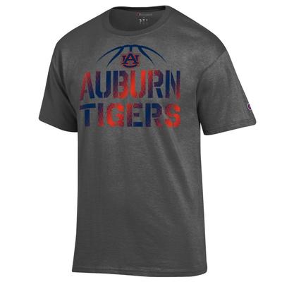 Auburn Champion Men's Half Ball Wordmark Tee