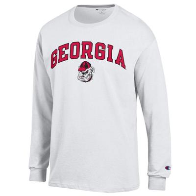 Georgia Champion Arch Logo Long Sleeve Tee