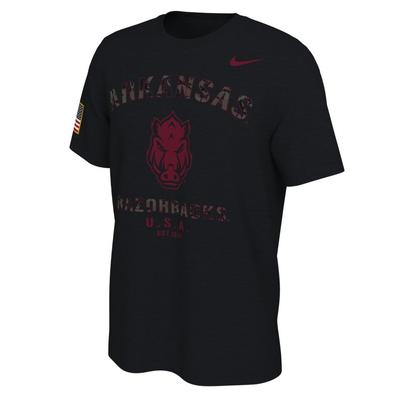 Arkansas Nike 2021 Veterans Day Short Sleeve Tee