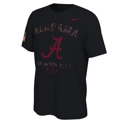 Alabama Nike 2021 Veterans Day Short Sleeve Tee