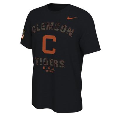 Clemson Nike 2021 Veterans Day Short Sleeve Tee