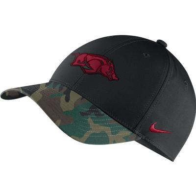 Arkansas Nike Camo Brim Adjustable Hat