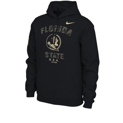 Florida State Nike 2021 Veterans Day Club Hoodie