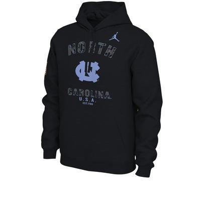 UNC Nike 2021 Veterans Day Club Hoodie
