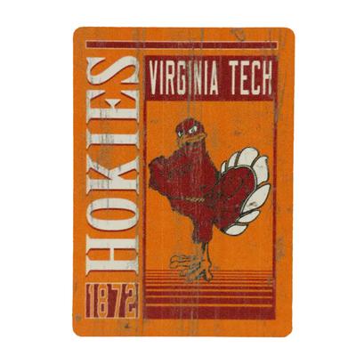 Virginia Tech Rectangle Magnet