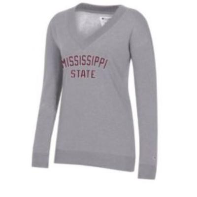 Mississippi State Champion Women's V-neck Sweatshirt