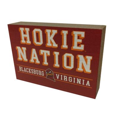 Virginia Tech Hokie Nation Table Top Block