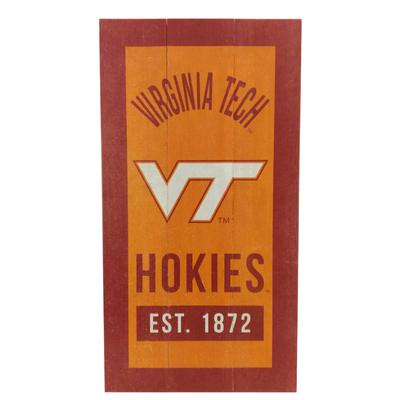 Virginia Tech Pep Rally Wood Plank Sign