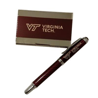 Virginia Tech 2 Piece Pen/Business Card Set