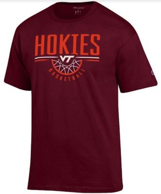 Virginia Tech Champion Basketball Goal T-Shirt