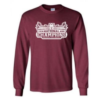 Mississippi State National Champions Long Sleeve Tee