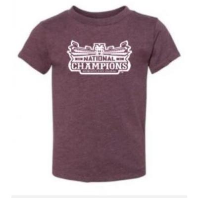 Mississippi State Toddler National Champions Short Sleeve Tee
