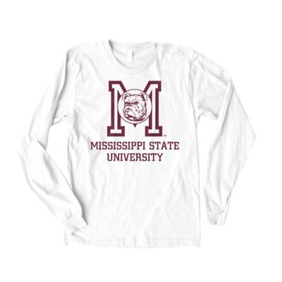 Mississippi State Vault Bully M Logo Long Sleeve Tee