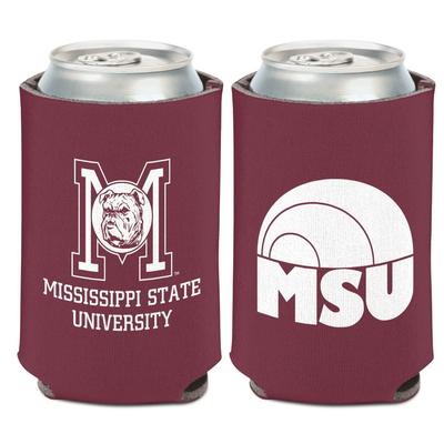 Mississippi State Vault Bulldog and T 2 Sided Can Cooler