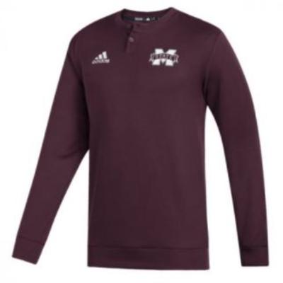 Mississippi State Adidas Coaches Sweater