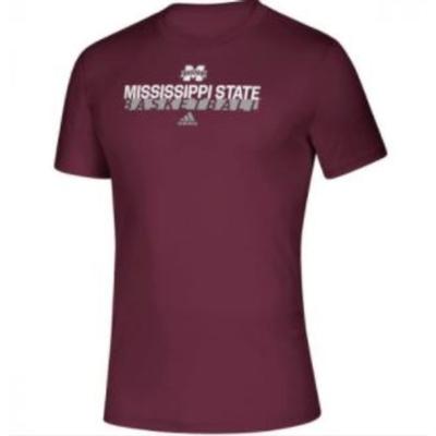 Mississippi State Adidas On Court Tee