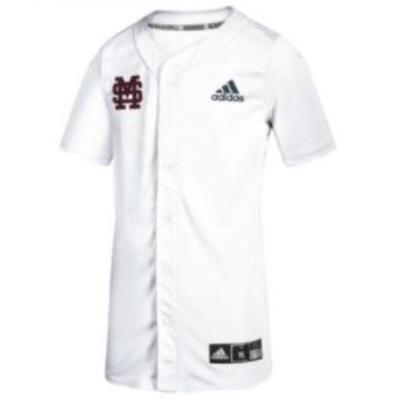 Mississippi State Adidas YOUTH Diamond King Baseball Jersey