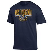  West Virginia Champion Men's Wordmark Goal Tee