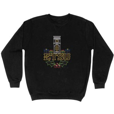 ETSU Holiday Lights Crew Sweatshirt