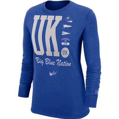 Kentucky Nike Women's Icon Crew Long Sleeve Tee