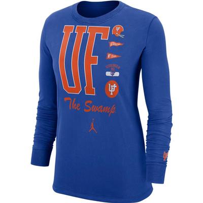 Florida Jordan Brand Women's Icon Crew Long Sleeve Tee