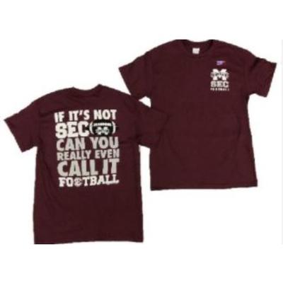 Mississippi State Call It Football Short Sleeve Tee