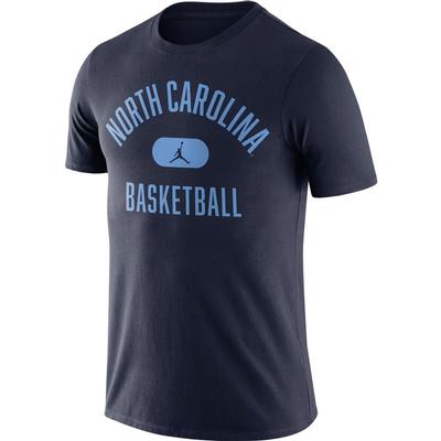 UNC Jordan Brand Men's Basketball Arch Tee