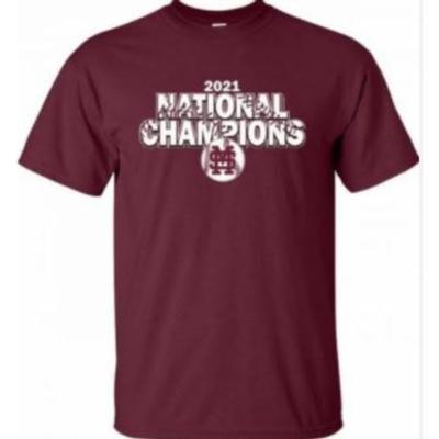 Mississippi State National Champions 2021 Short Sleeve Tee