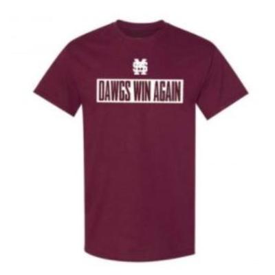 Mississippi State Dawgs Win Again Short Sleeve Tee