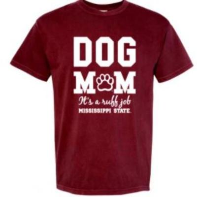 Mississippi State Women's Dog Mom Short Sleeve Tee