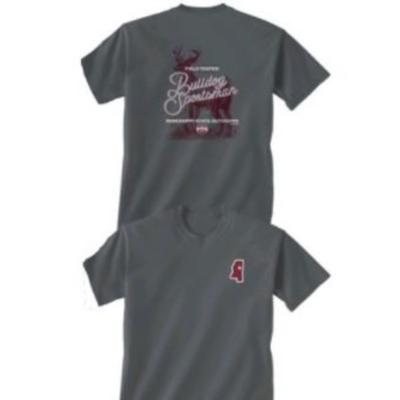 Mississippi State New World Graphics Standing Deer Short Sleeve Tee