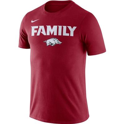 Arkansas Nike Men's Family Tee