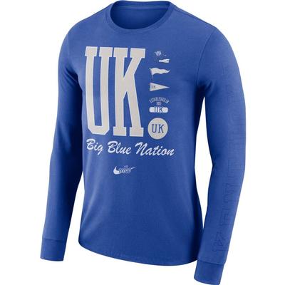 Kentucky Nike Men's Icon Crew Long Sleeve Tee