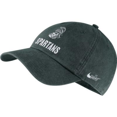 Michigan State Nike H86 Vault Gruff Sparty Adjustable Hat