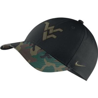 West Virginia Nike Camo Brim Adjustable Hat