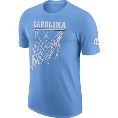 UNC Jordan Brand Men's Icon Net Tee
