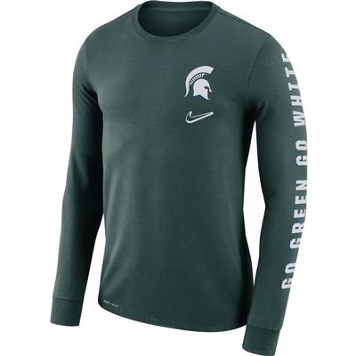 Michigan State Nike Men's Dri-Fit Mantra Long Sleeve Tee