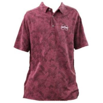 Mississippi State Tommy Bahama Palmetto Palms Button Up Shirt