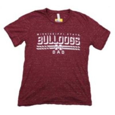 Mississippi State Men's Bulldogs Dad Short Sleeve Tee