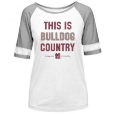 Mississippi State Women's Sugar 1/2 Sleeve Tee